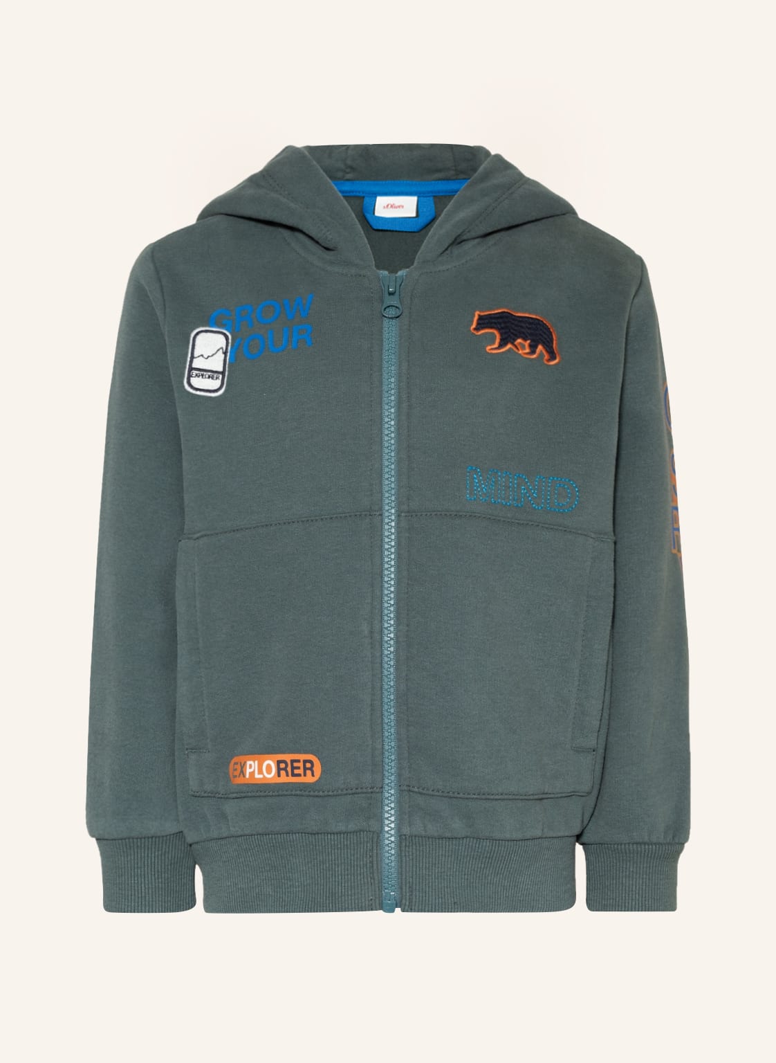 Image of S.Oliver Red Sweatjacke gruen