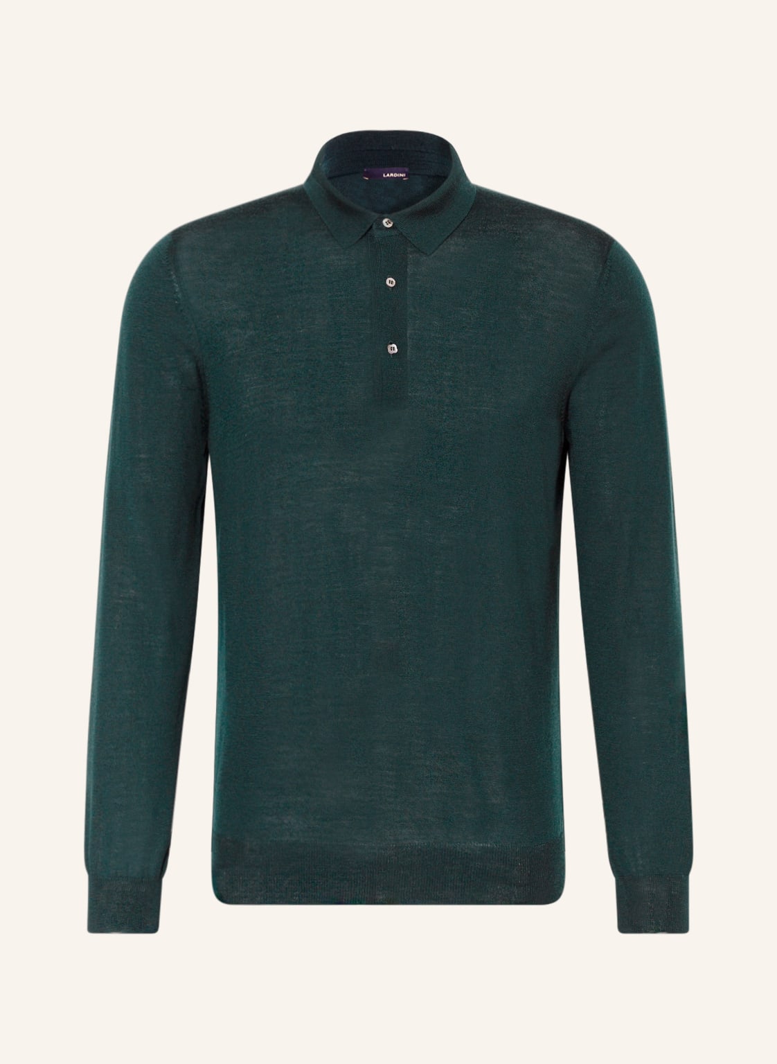 Image of Lardini Strick-Poloshirt gruen