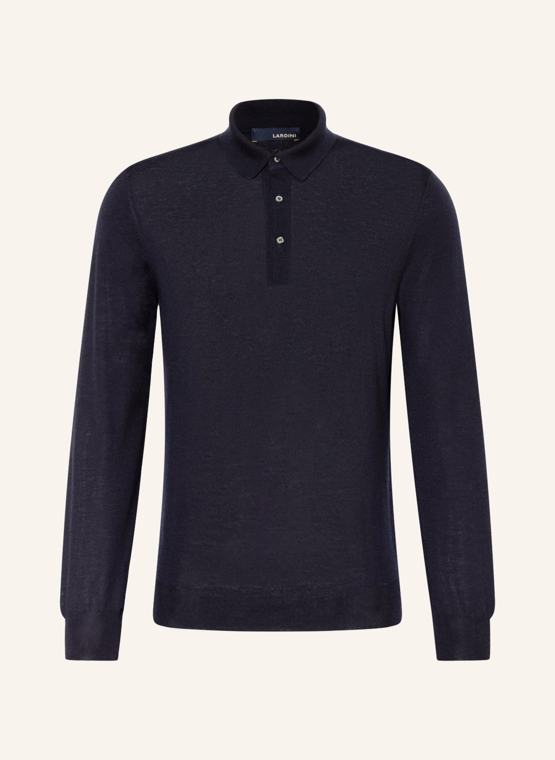 Image of Lardini Strick-Poloshirt blau