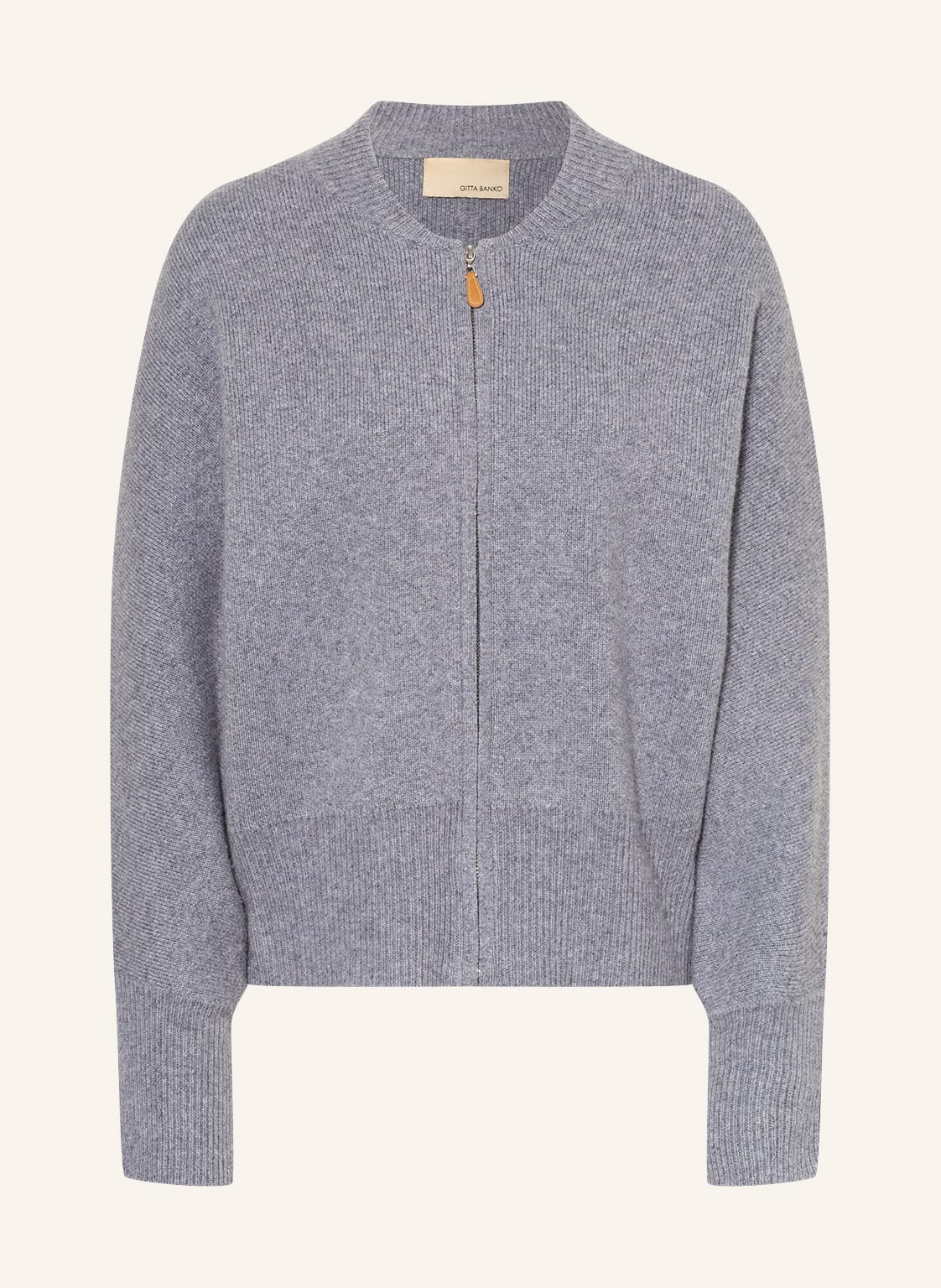 Image of Gitta Banko Oversized-Strickjacke Nele grau