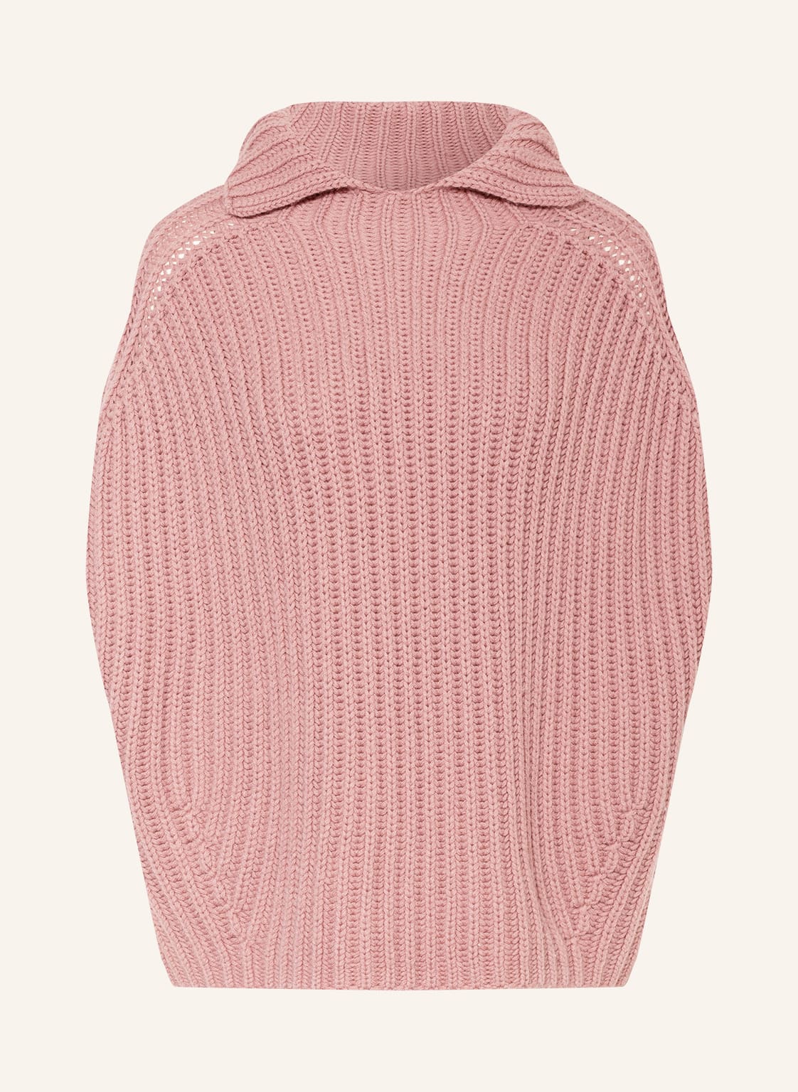 Image of Hemisphere Oversized-Pullunder Mit Cashmere rosa