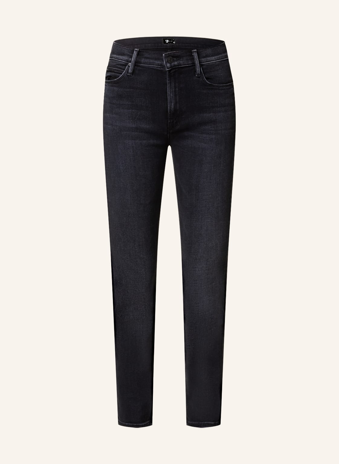 Image of Mother Jeans The Mid Rise Dazzler Ankle schwarz