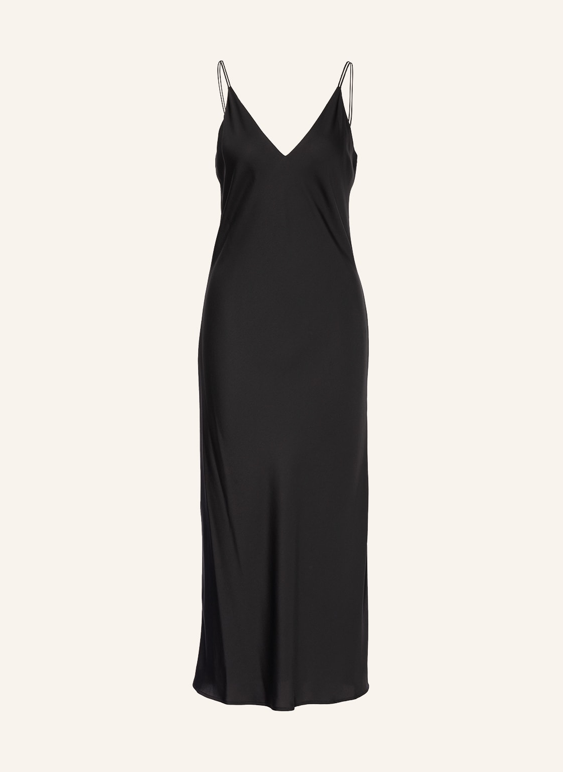 Image of Calvin Klein Cocktailkleid Aus Satin schwarz