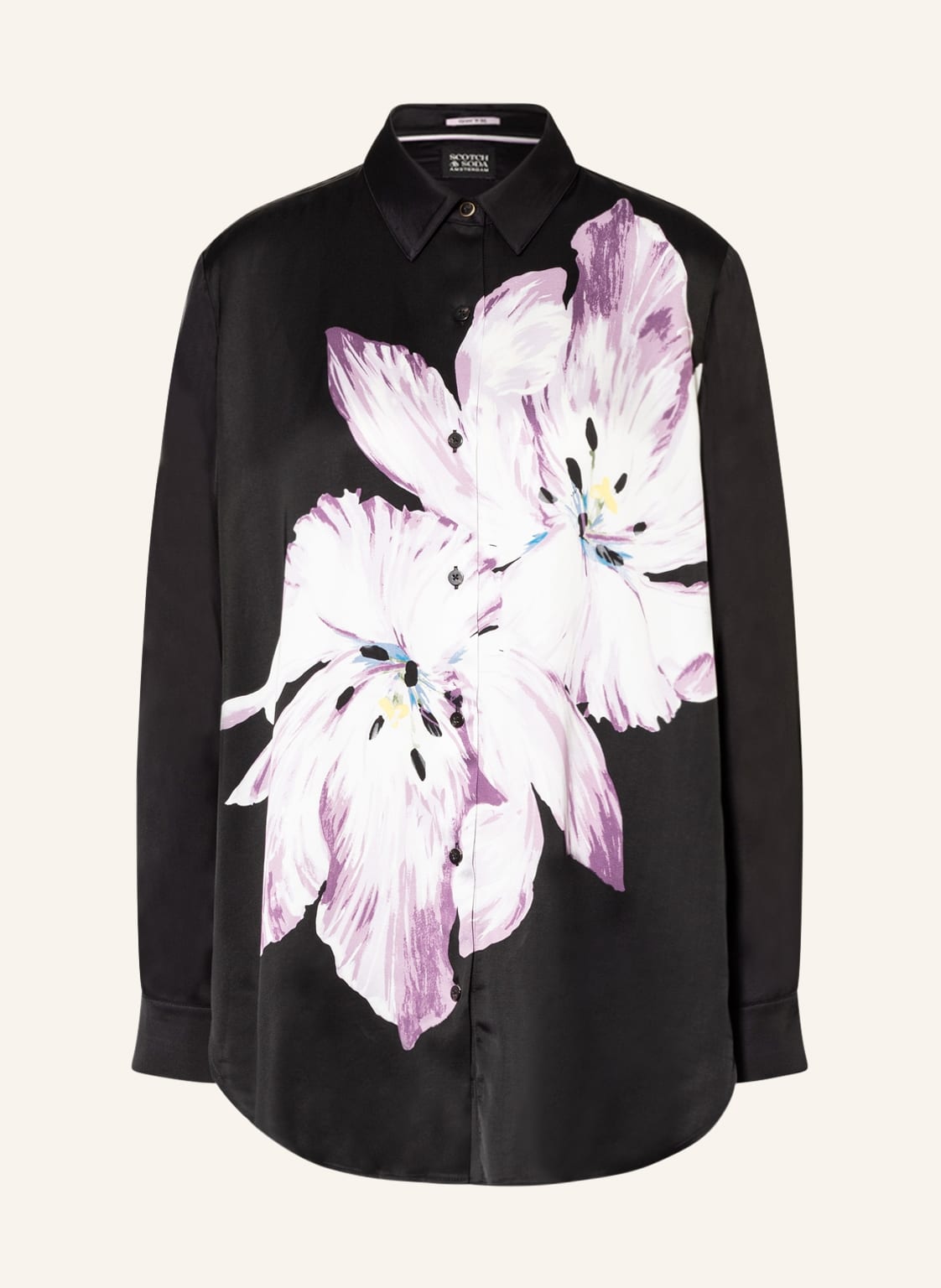 Image of Scotch & Soda Hemdbluse schwarz