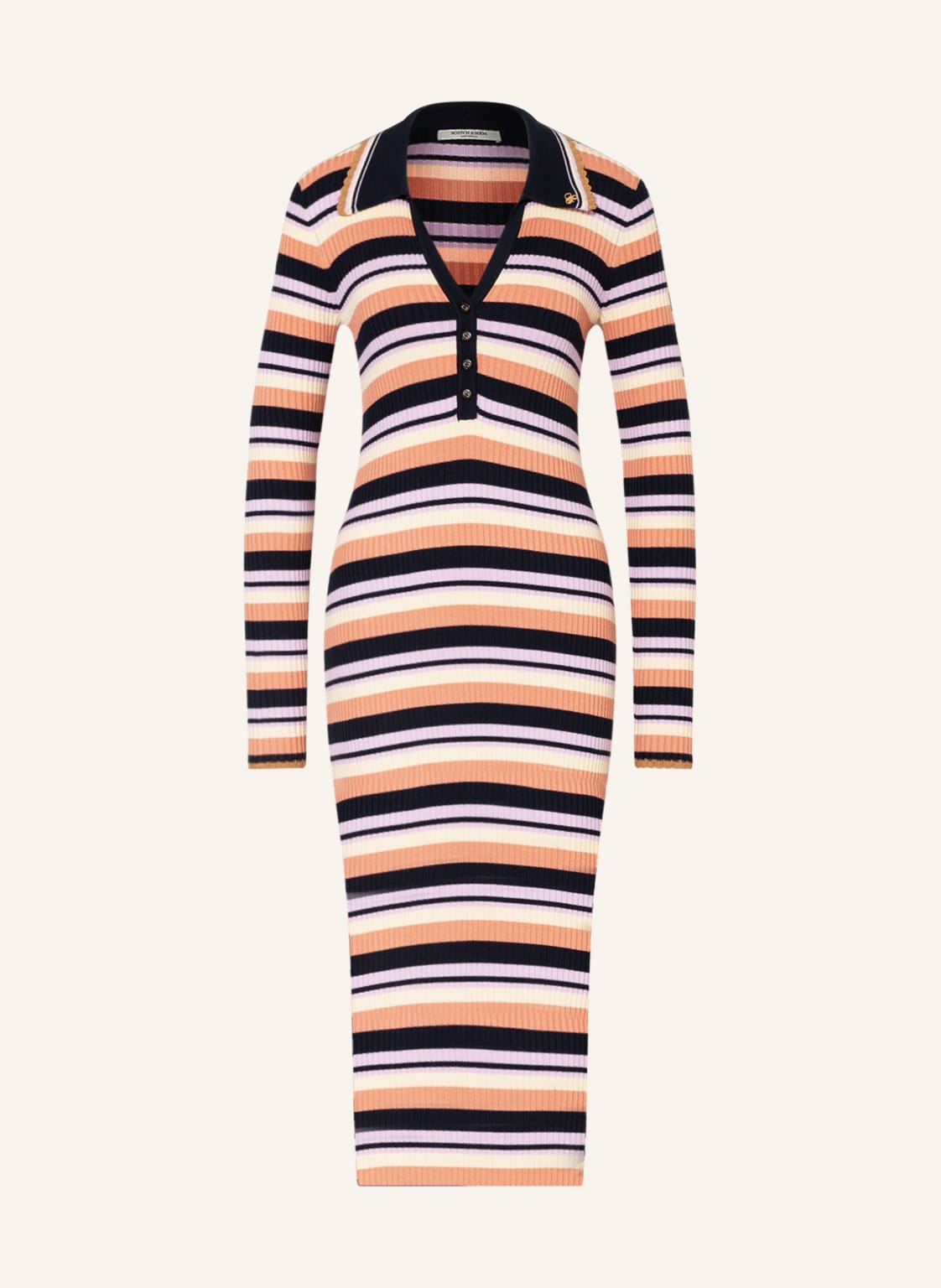 Image of Scotch & Soda Strickkleid blau