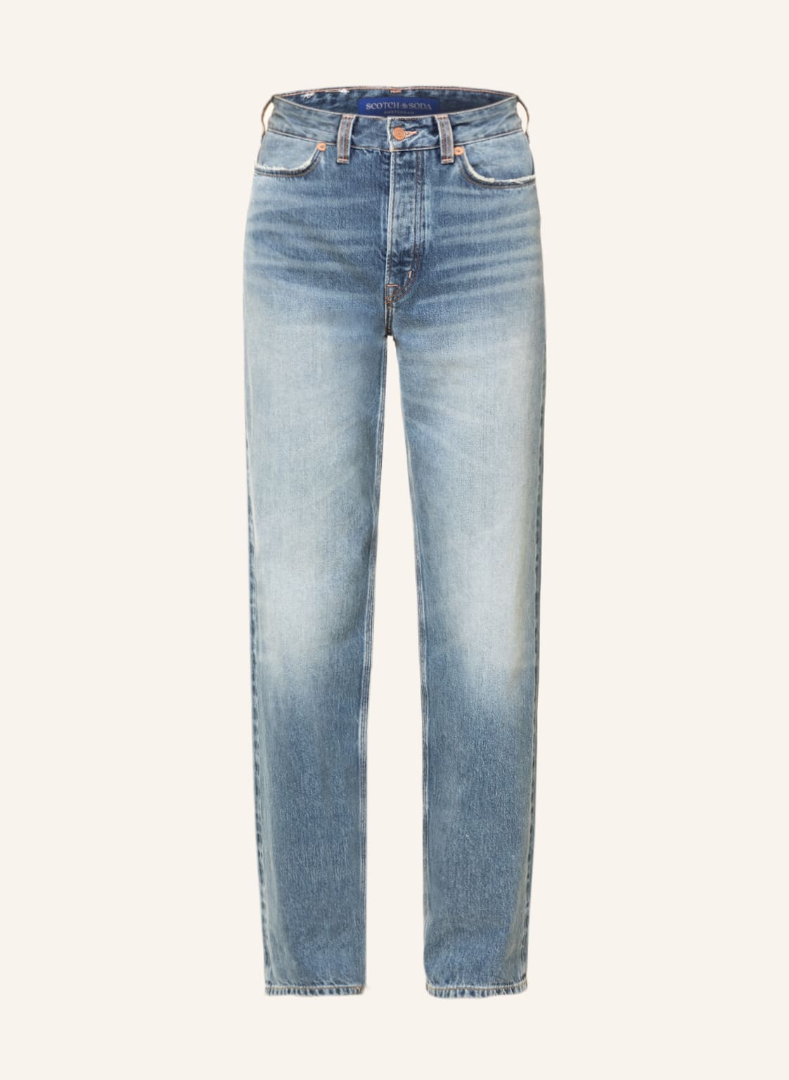 Image of Scotch & Soda Straight Jeans The Ripple blau