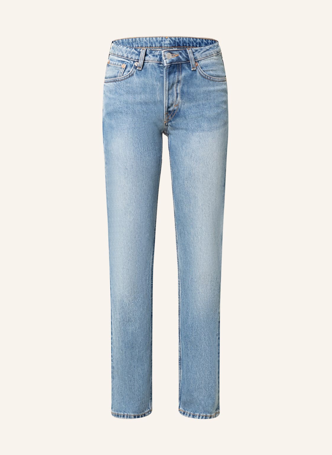 Image of Weekday Straight Jeans blau