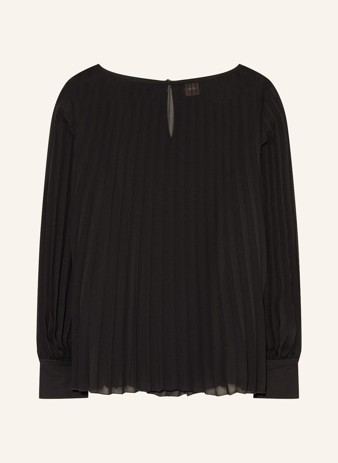 Image of Boss Blusenshirt Ipuna Mit Plissees schwarz