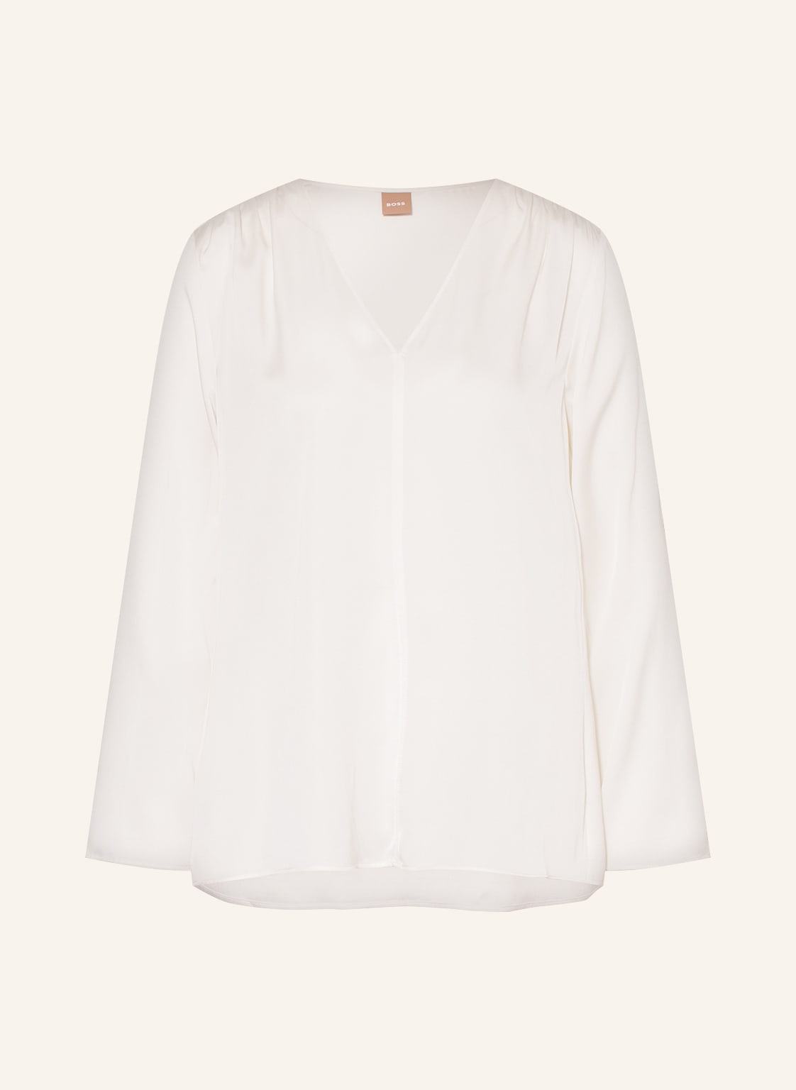 Image of Boss Blusenshirt Iore Aus Seide weiss