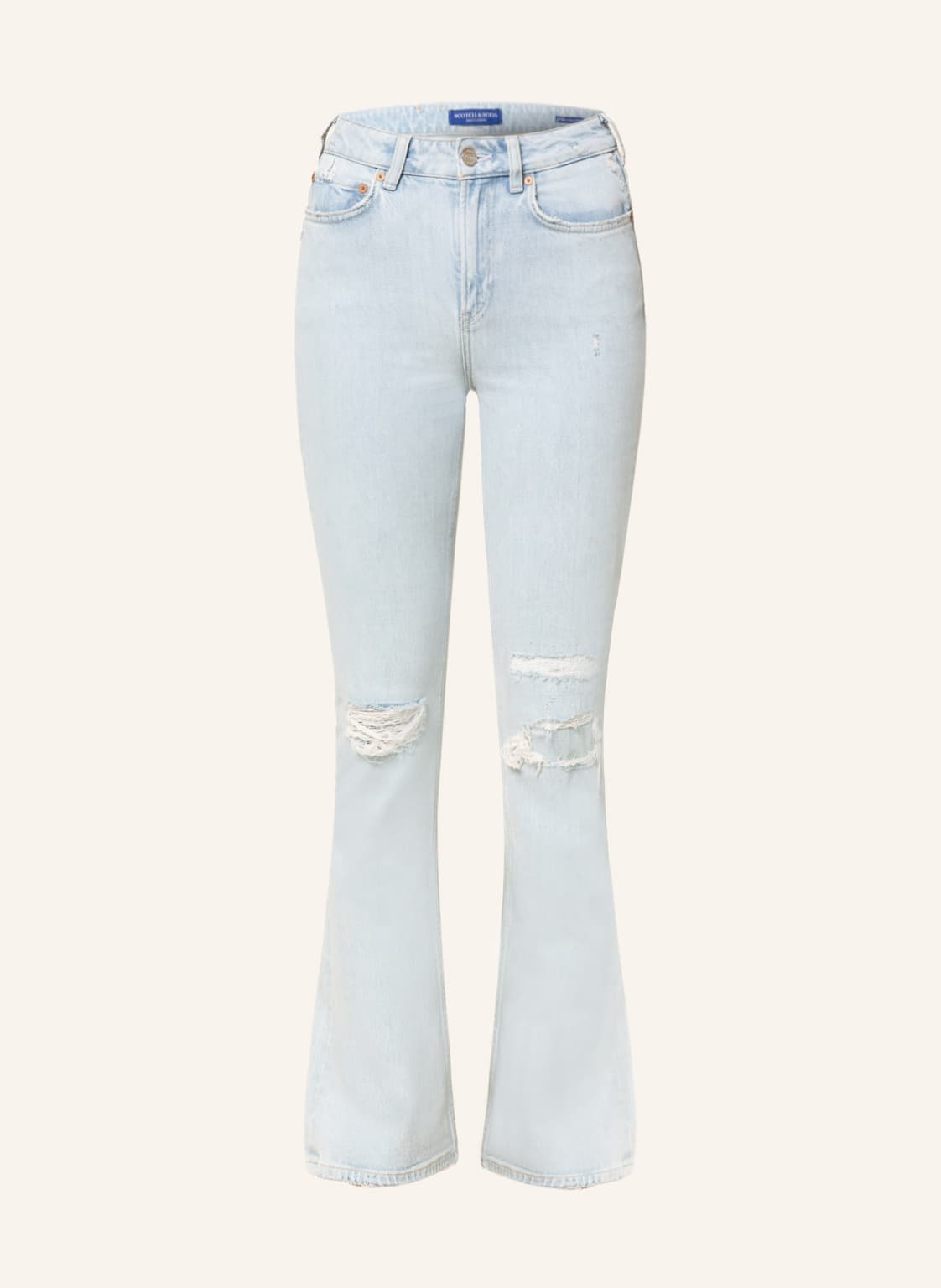 Image of Scotch & Soda Flared Jeans The Charm blau