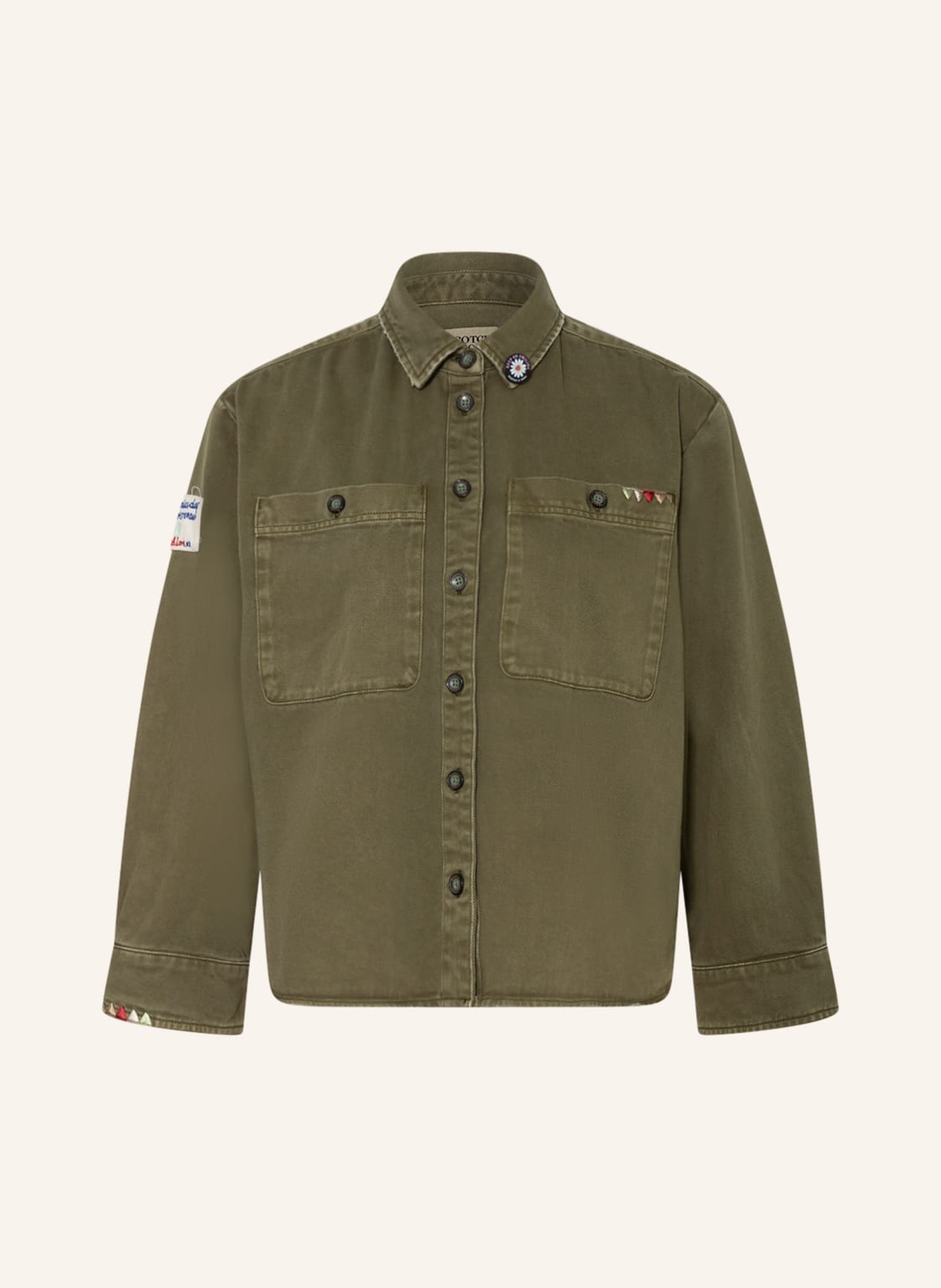Image of Scotch & Soda Overjacket Military gruen