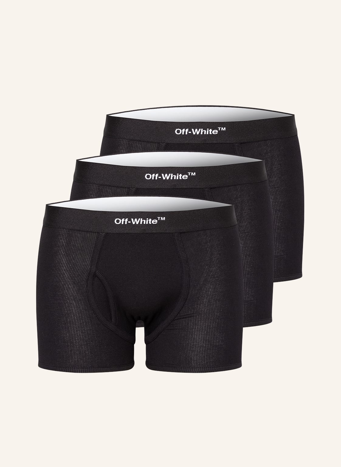 Image of Off-White 3er-Pack Boxershorts schwarz