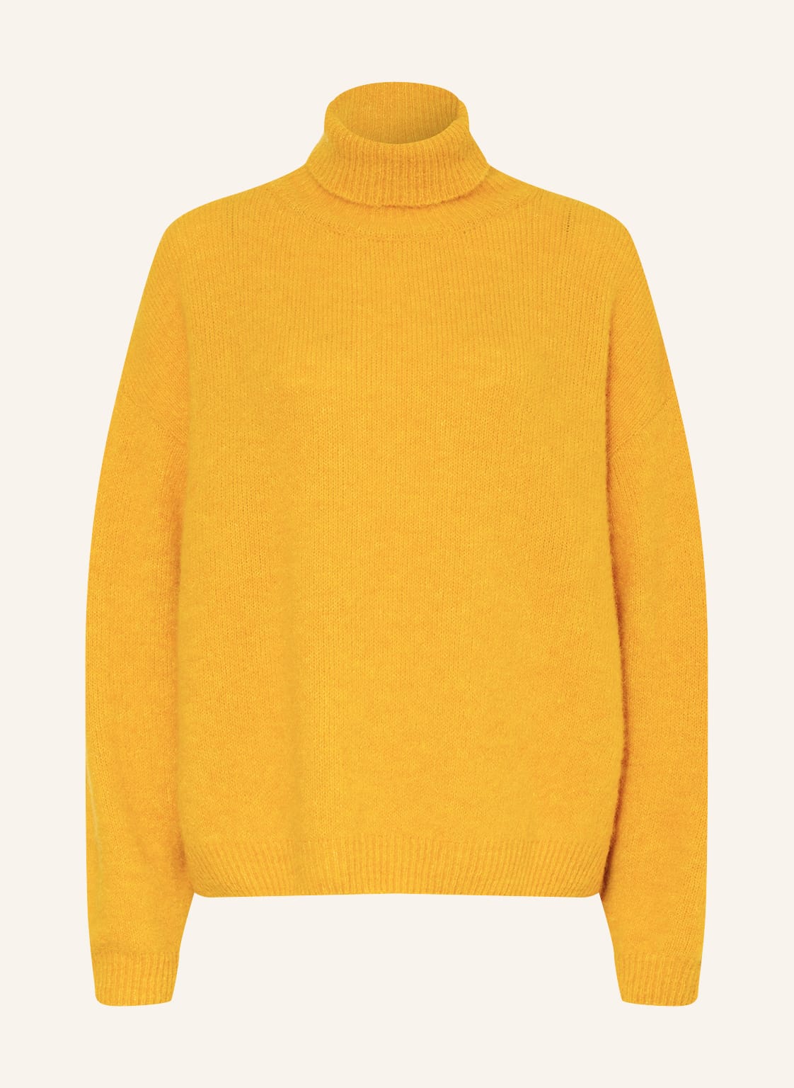 Image of American Vintage Rollkragenpullover East Mit Alpaka gelb