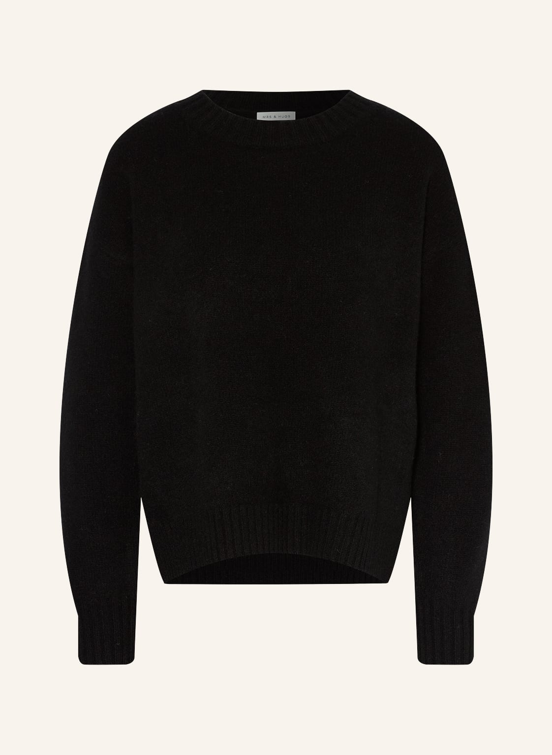 Image of Mrs & Hugs Cashmere-Pullover schwarz