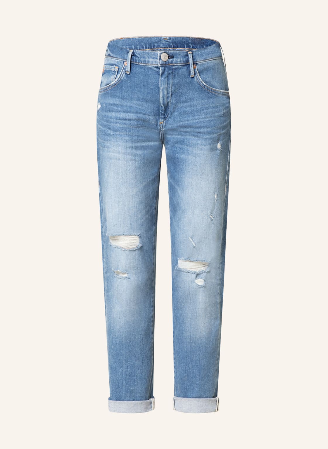 Image of True Religion Boyfriend Jeans Liv blau