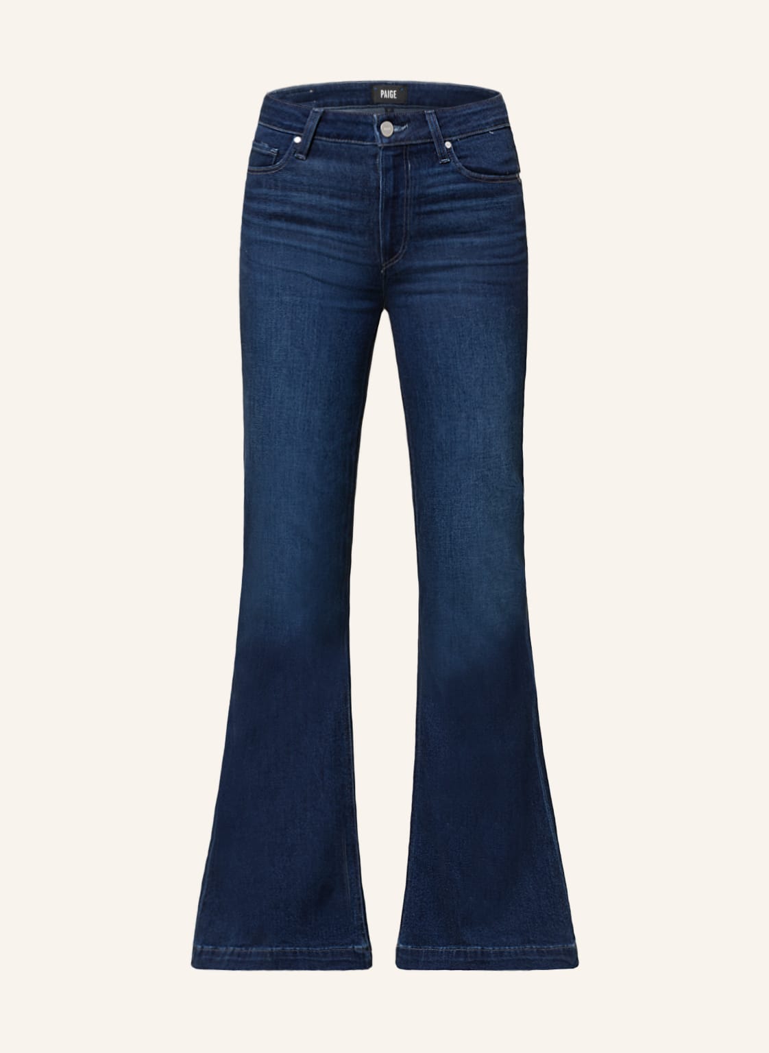 Image of Paige Flared Jeans Genevieve blau