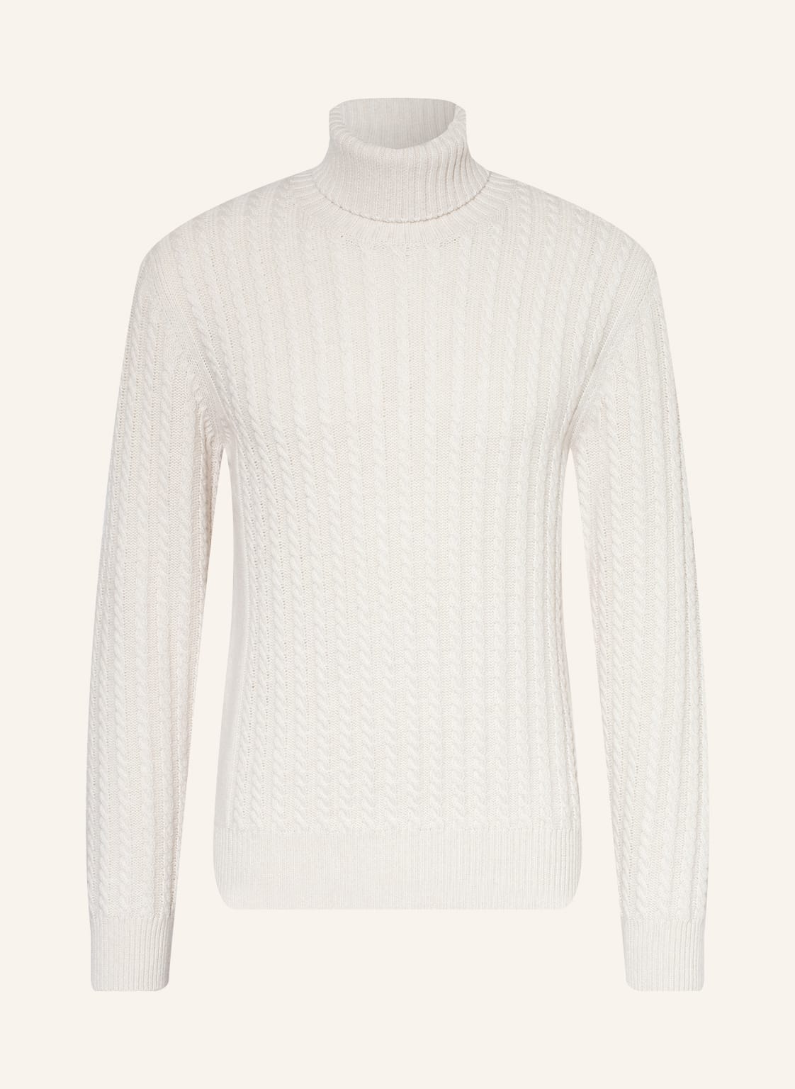 Image of Brioni Rollkragenpullover Aus Cashmere weiss