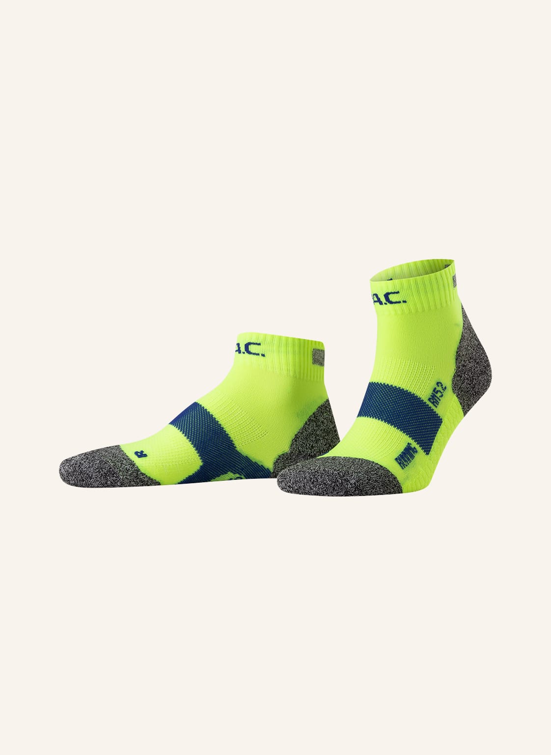 Image of P.A.C. Laufsocken Reflective Pro Short gelb