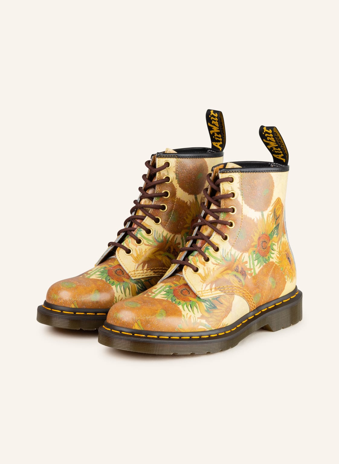 Image of Dr. Martens Schnürboots 1460 Tng Sunflowers gelb