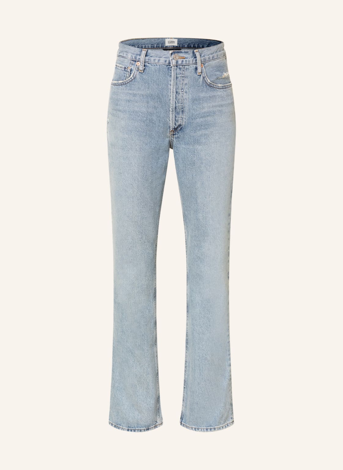 Image of Citizens Of Humanity Straight Jeans Libby blau