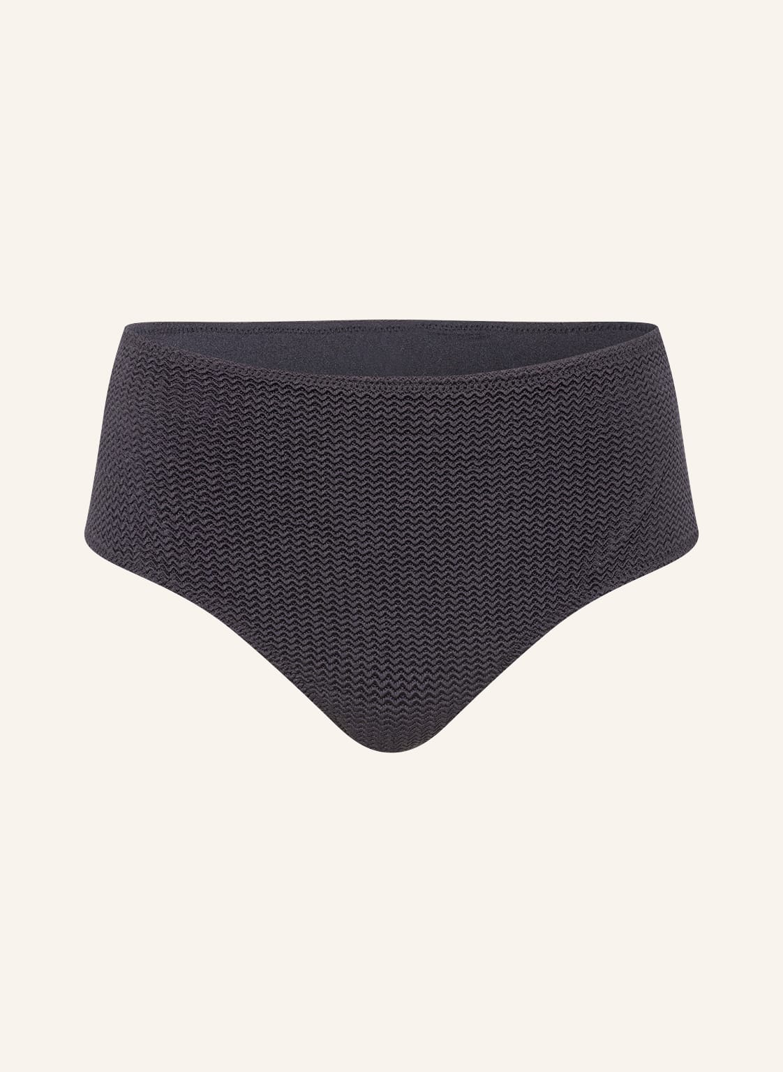 Seafolly High-Waist-Bikini-Hose Sea Dive schwarz