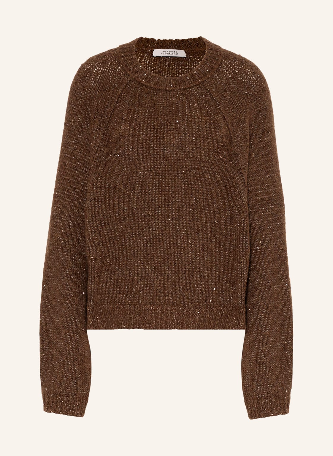 Image of Dorothee Schumacher Pullover Mit Pailletten braun