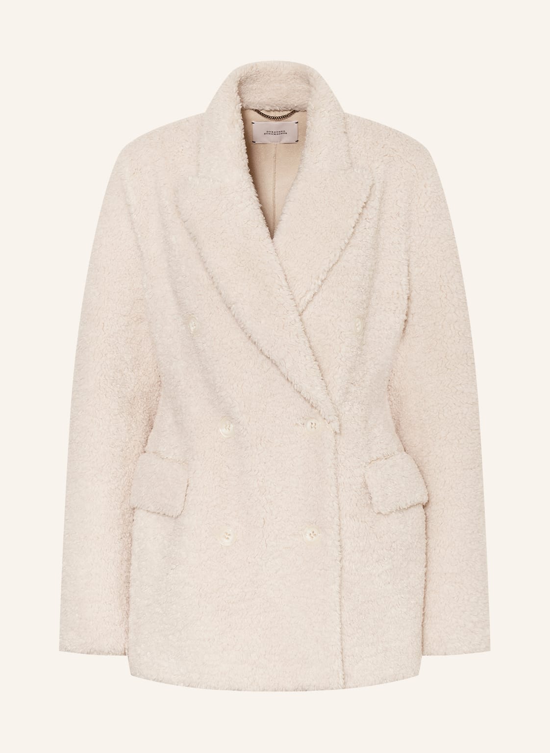 Image of Dorothee Schumacher Teddyfell-Blazer weiss