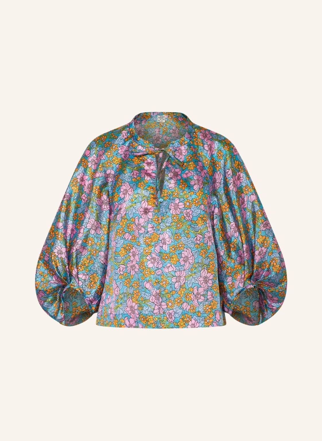 Image of Baum Und Pferdgarten Blusenshirt Martha Mit 3/4-Arm blau