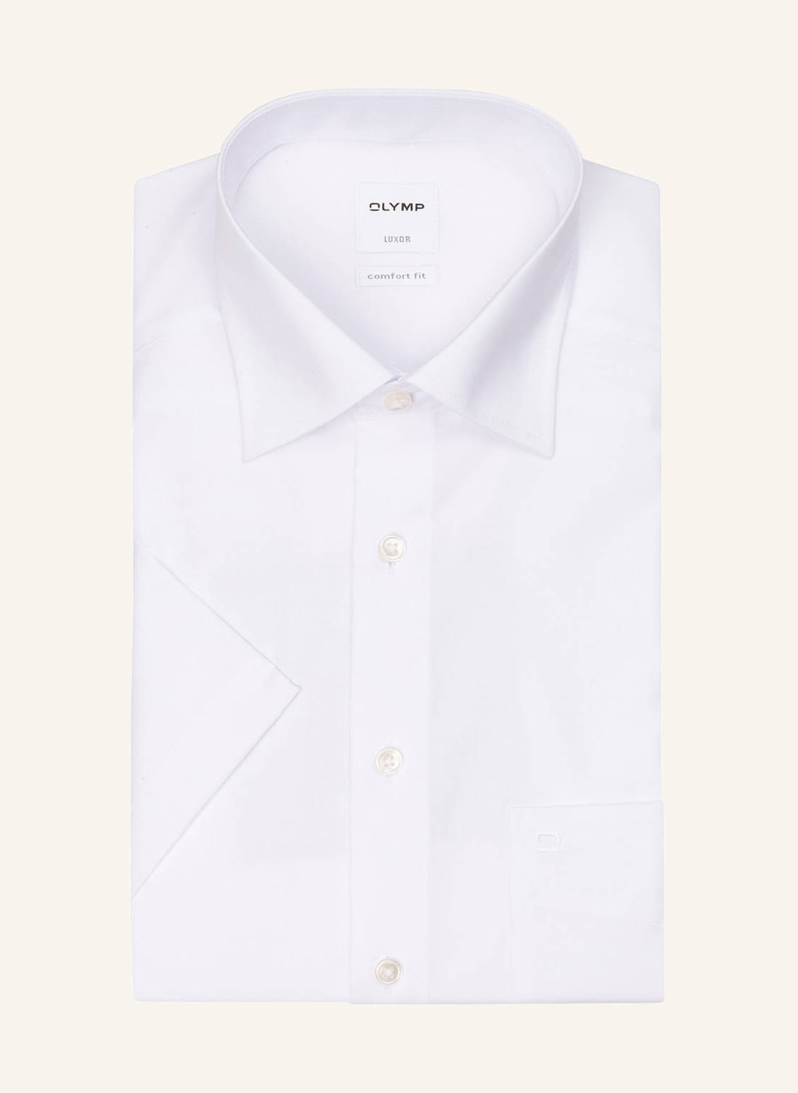 Image of Olymp Kurzarm-Hemd Luxor Comfort Fit weiss