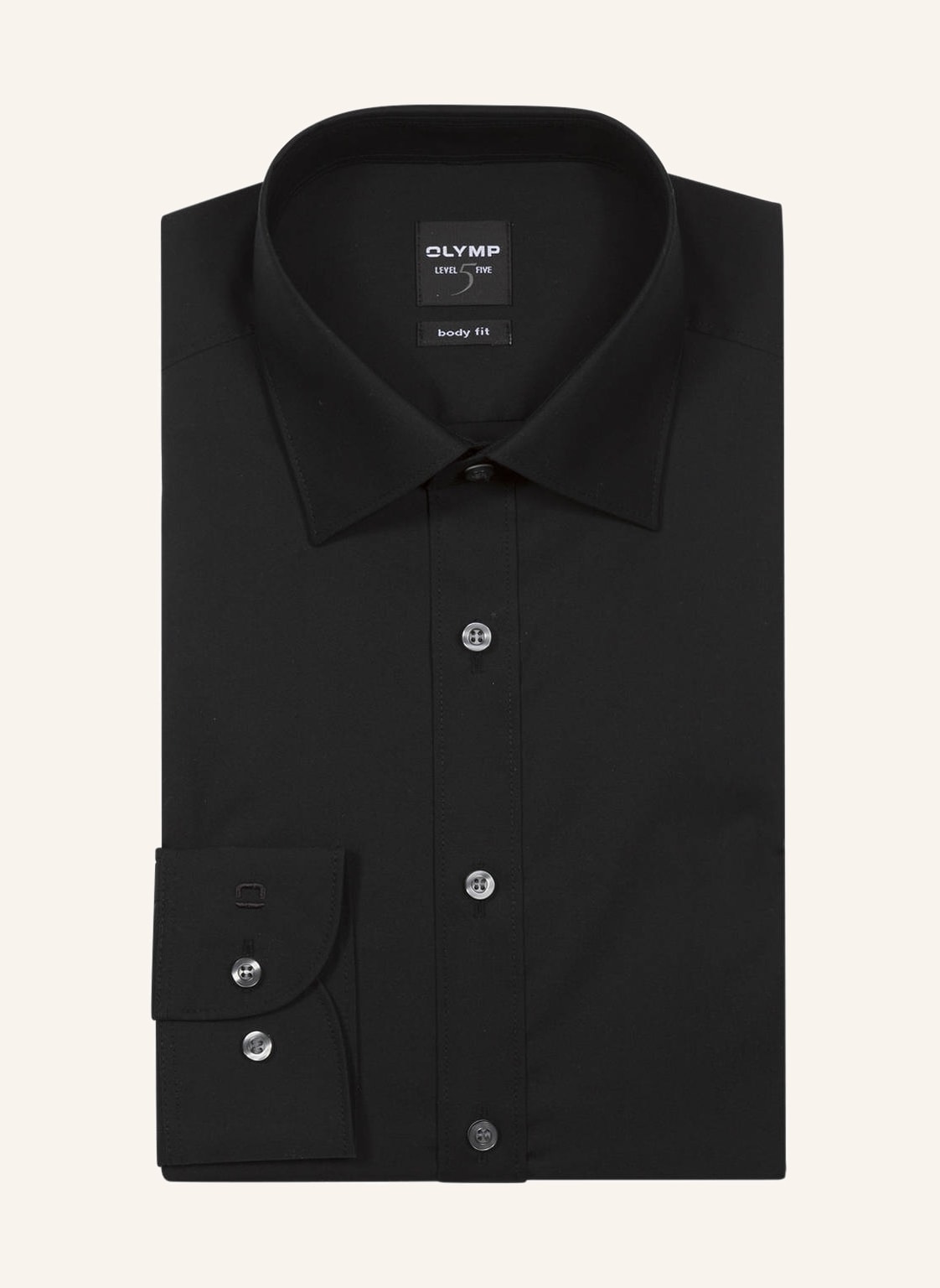 Image of Olymp Hemd Level Five Body Fit schwarz
