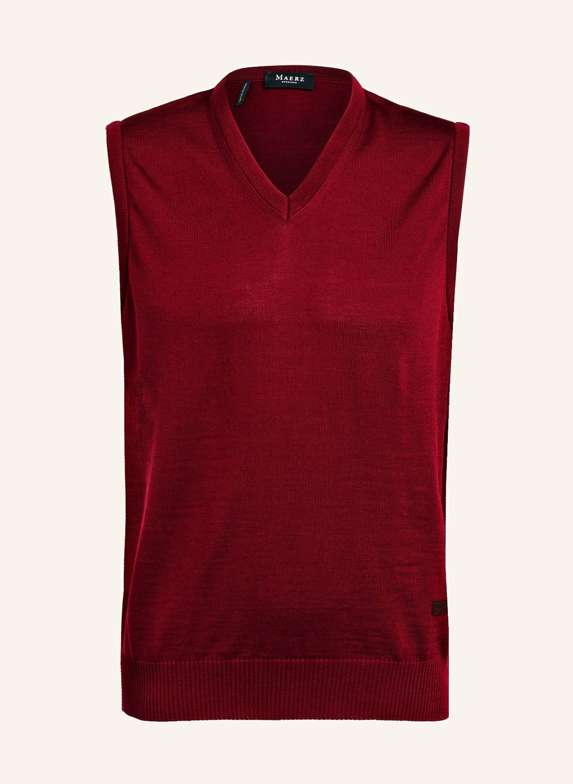 Image of Maerz Muenchen Schurwoll-Pullunder rot