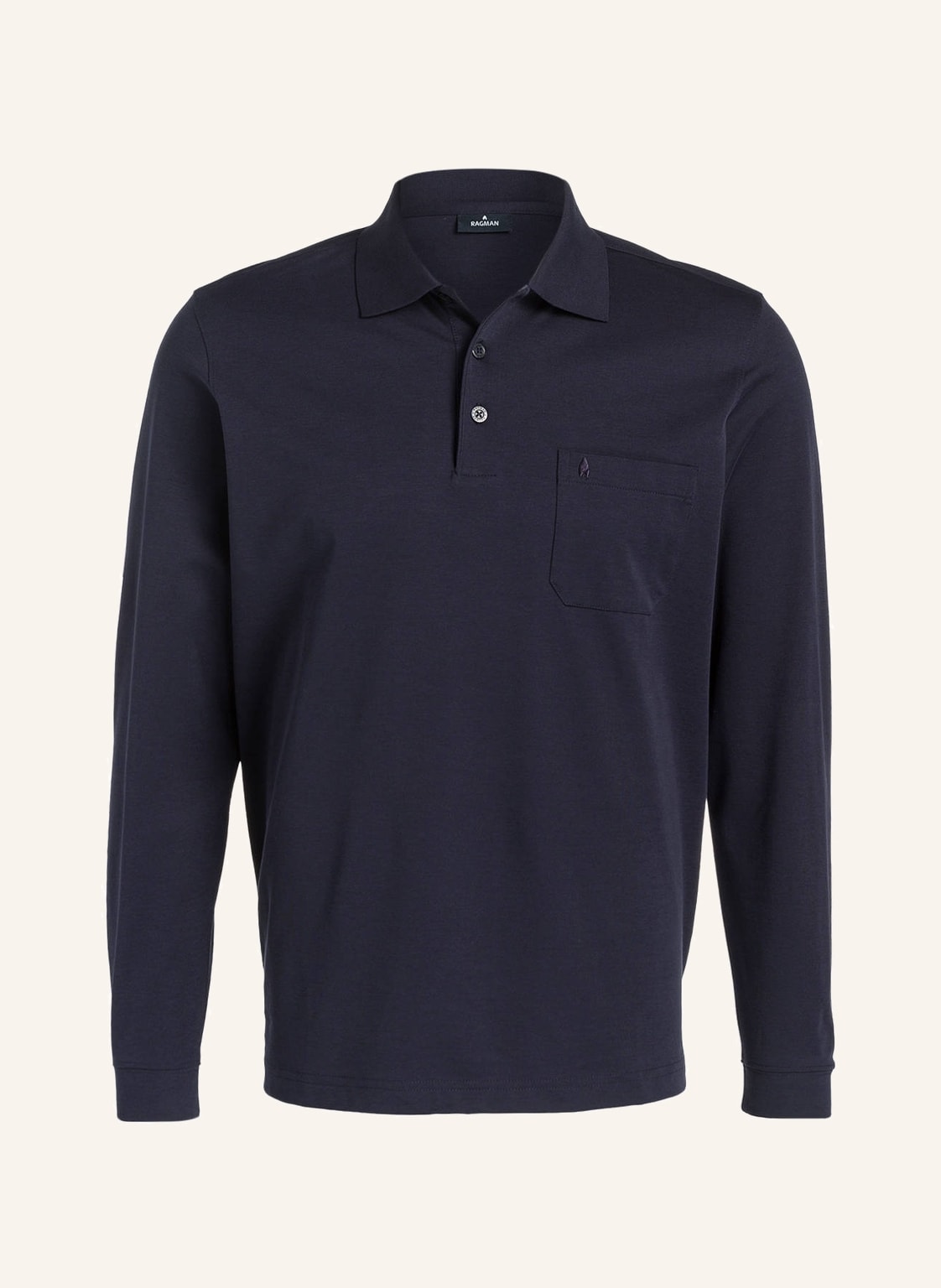 Image of Ragman Poloshirt blau