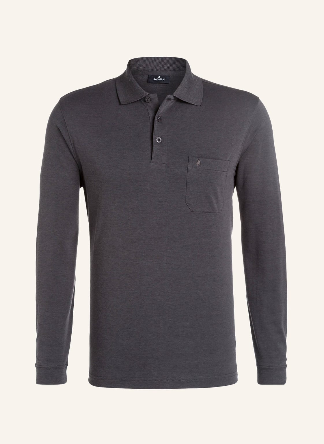 Image of Ragman Poloshirt grau
