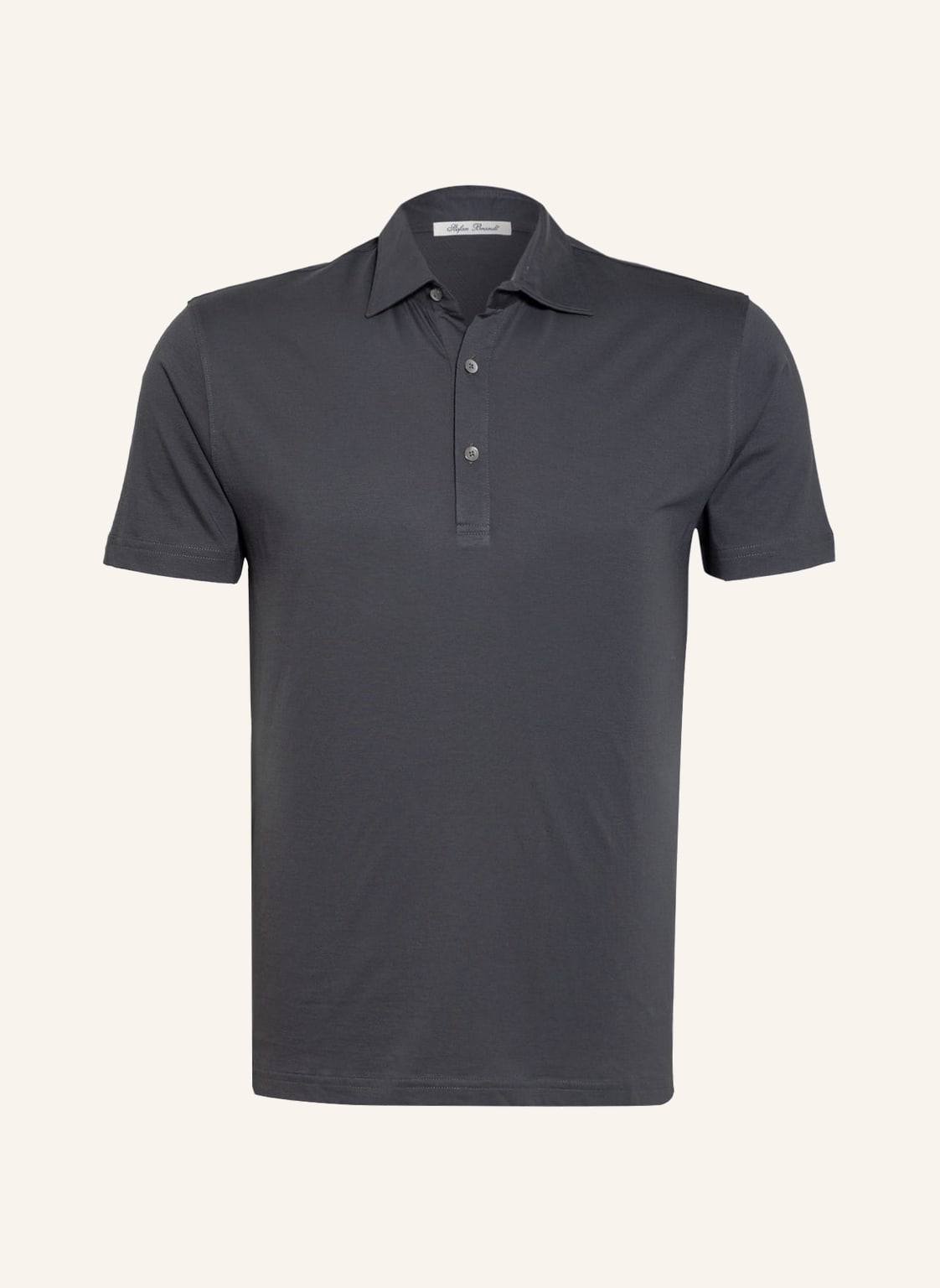 Image of Stefan Brandt Jersey-Poloshirt Luis grau