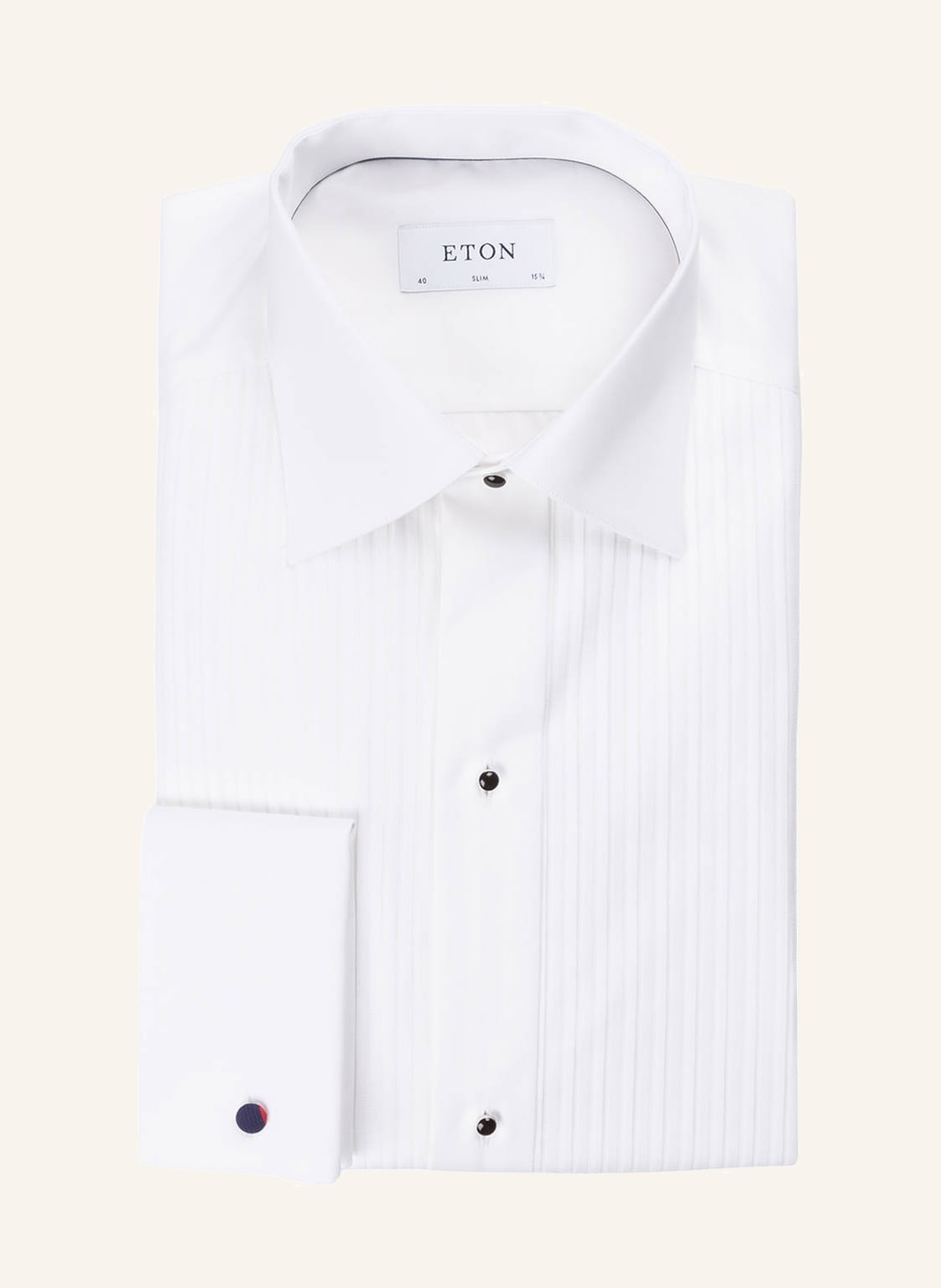 Image of Eton Smoking-Hemd Eve Slim Fit Mit Umschlagmanschette weiss
