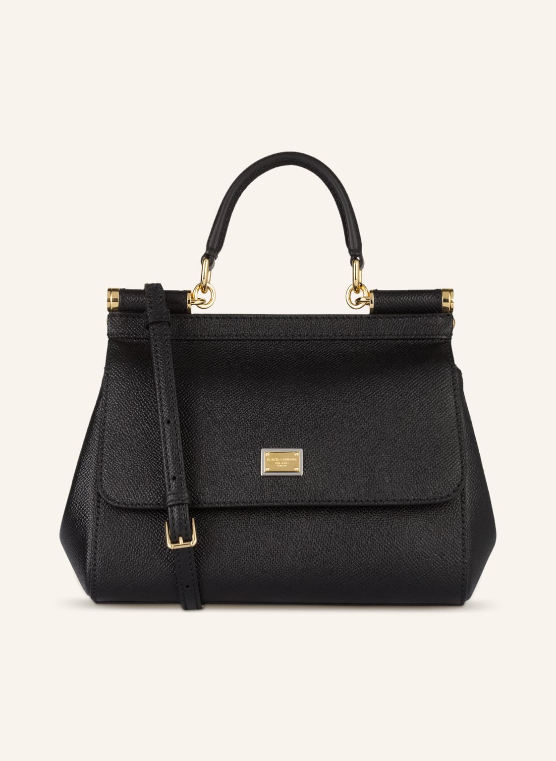 Image of Dolce & Gabbana Handtasche Miss Sicily Mini schwarz