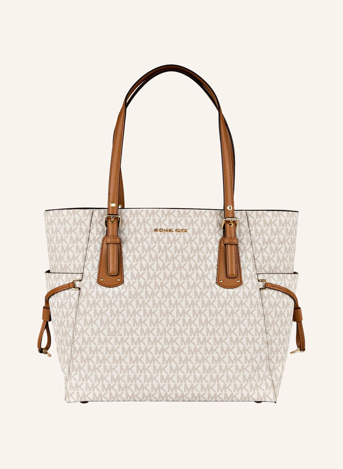 Image of Michael Kors Shopper Voyager weiss