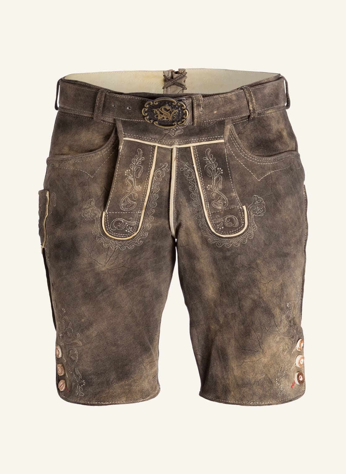 Image of Spieth & Wensky Trachten-Lederhose Alex braun