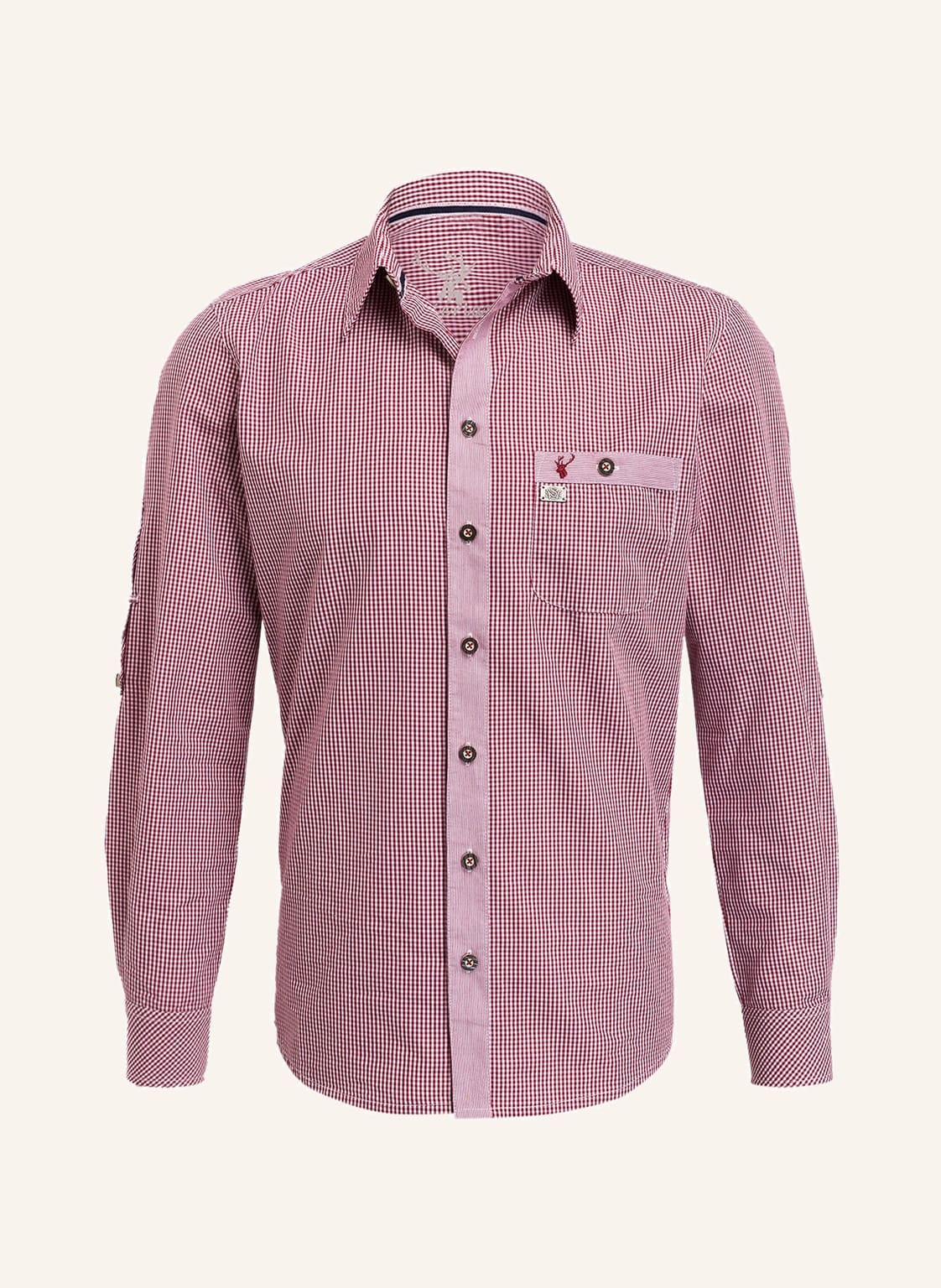 Image of Spieth & Wensky Trachtenhemd rot