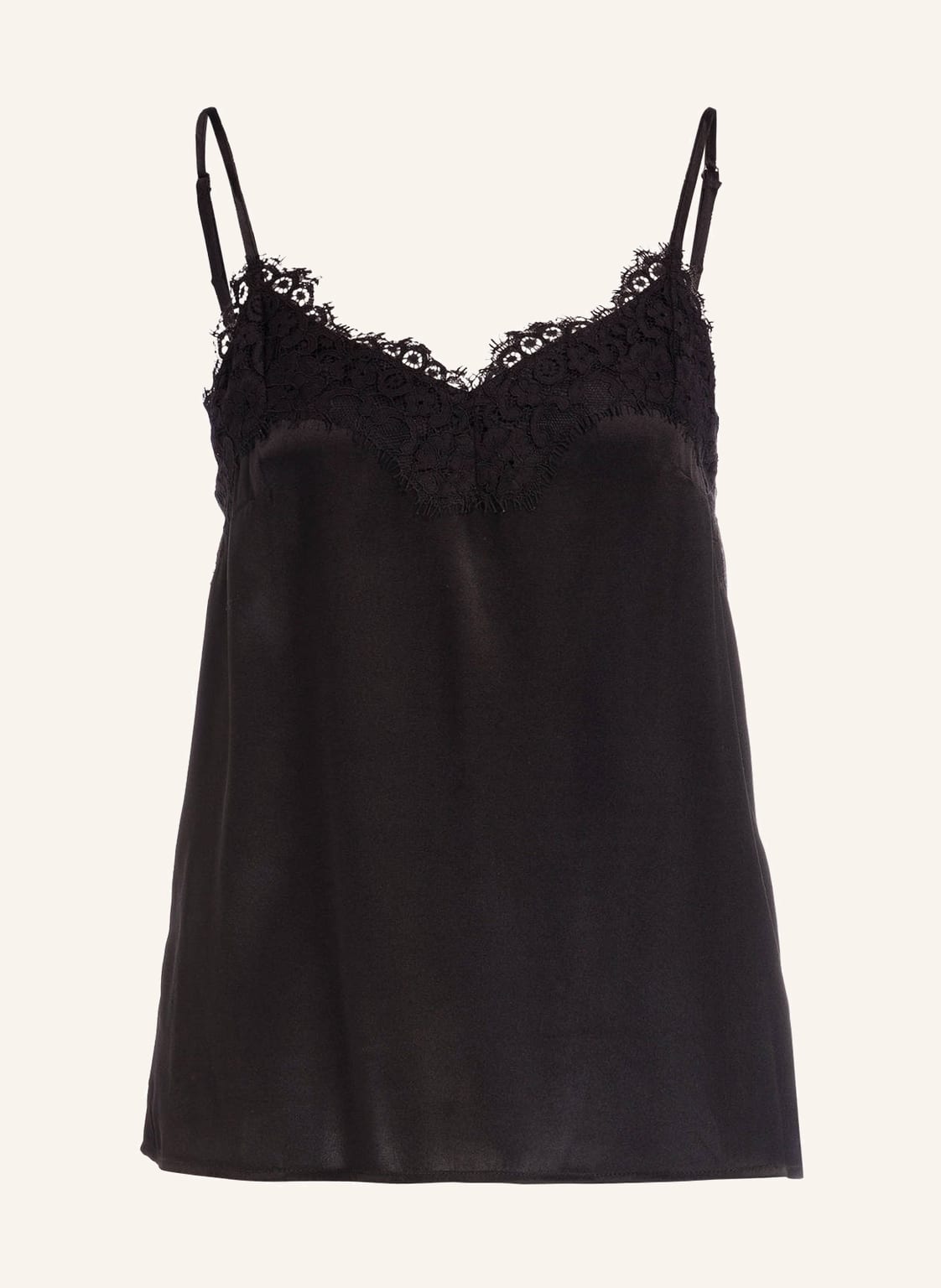 Image of Rosemunde Seidentop Jade schwarz