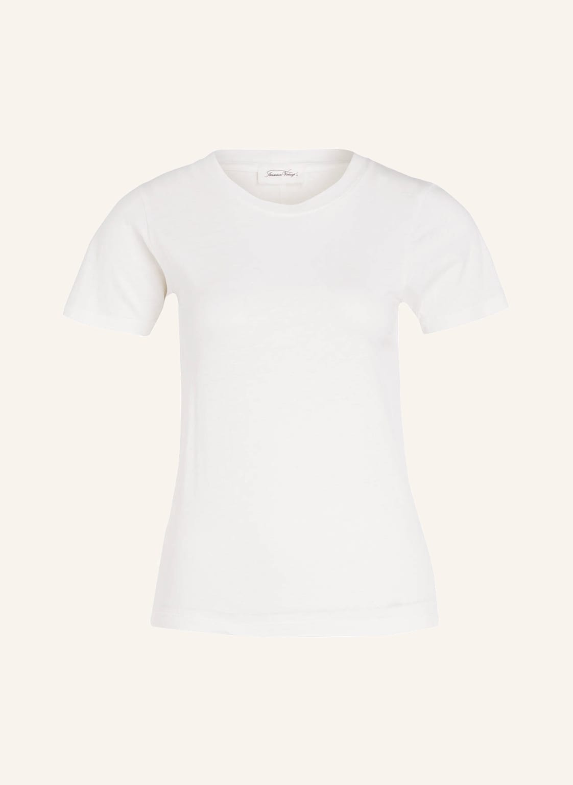 Image of American Vintage T-Shirt Ajusté weiss