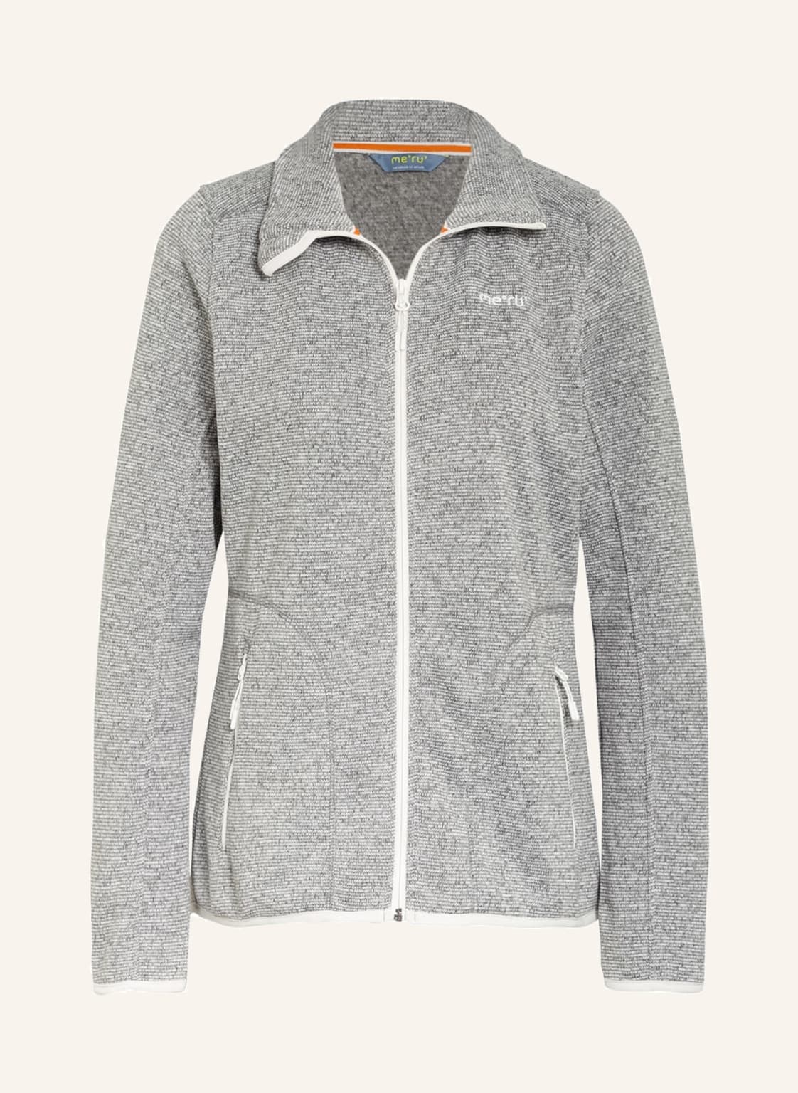 Image of Me°Ru' Strick-Fleecejacke Bergen grau