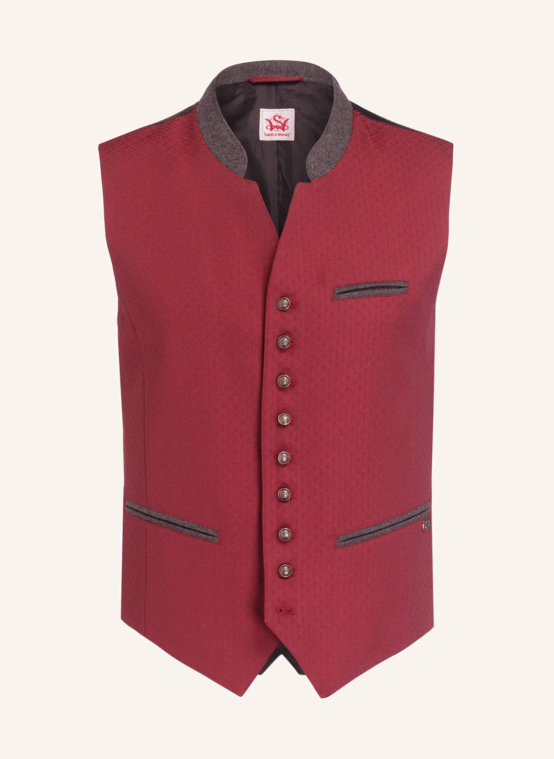 Image of Spieth & Wensky Trachtenweste Maxdorf rot