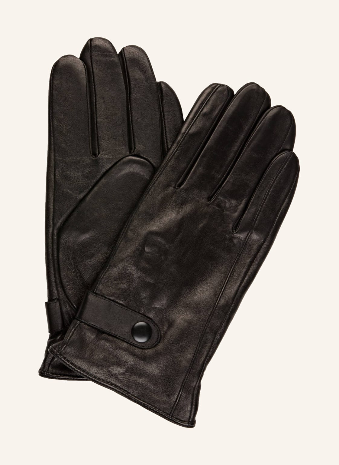 Image of Strokesman's Lederhandschuhe schwarz