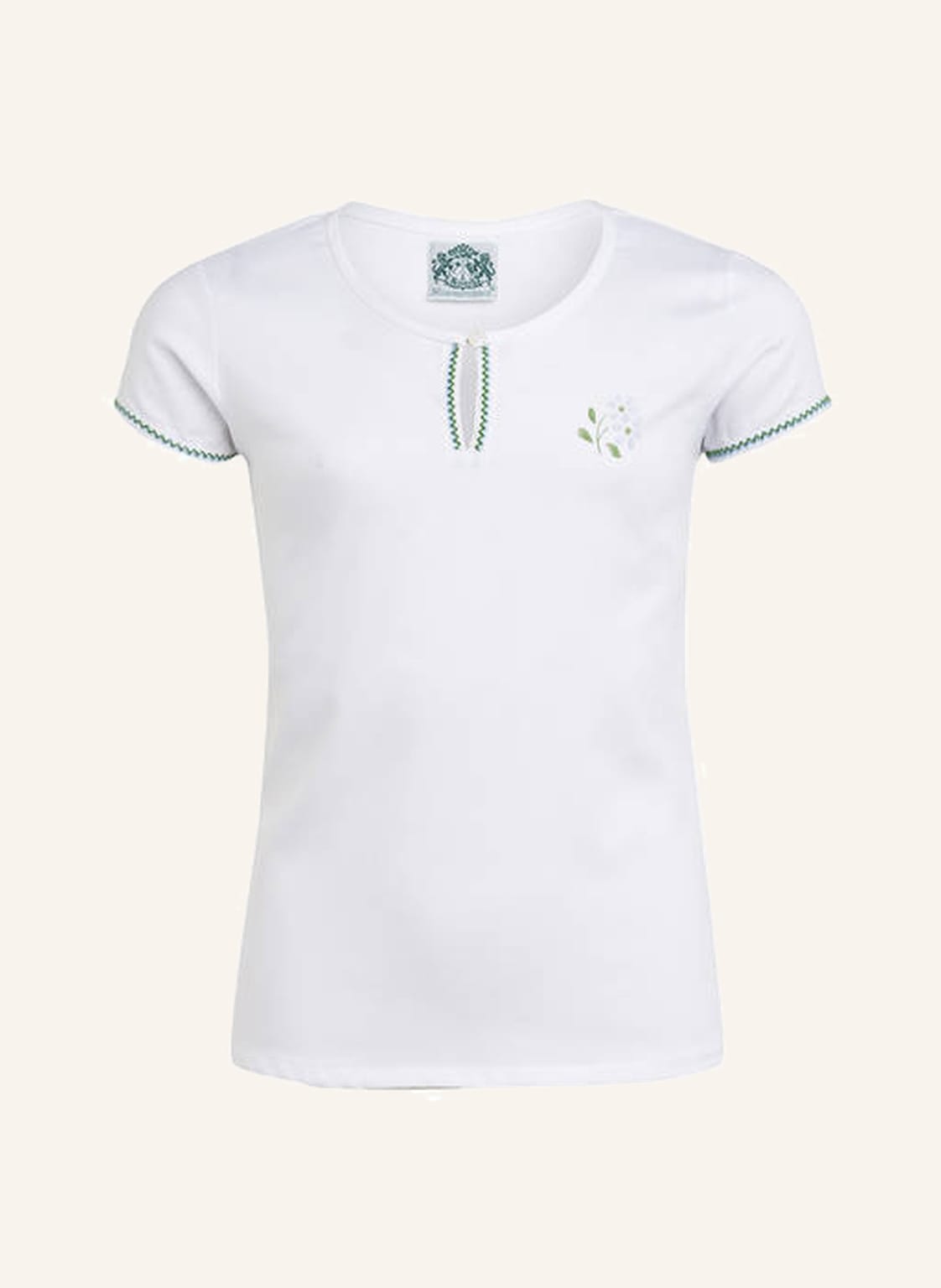 Image of Hammerschmid T-Shirt Blümchen weiss