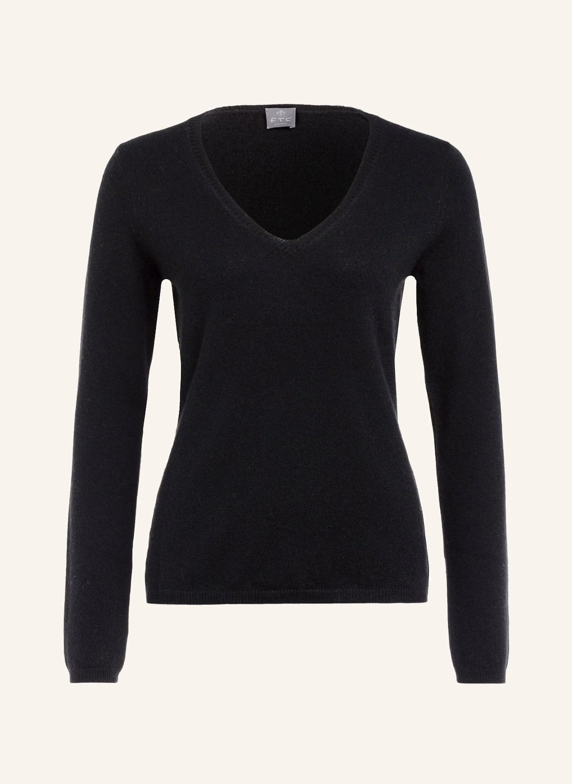 Image of Ftc Cashmere Cashmere-Pullover schwarz