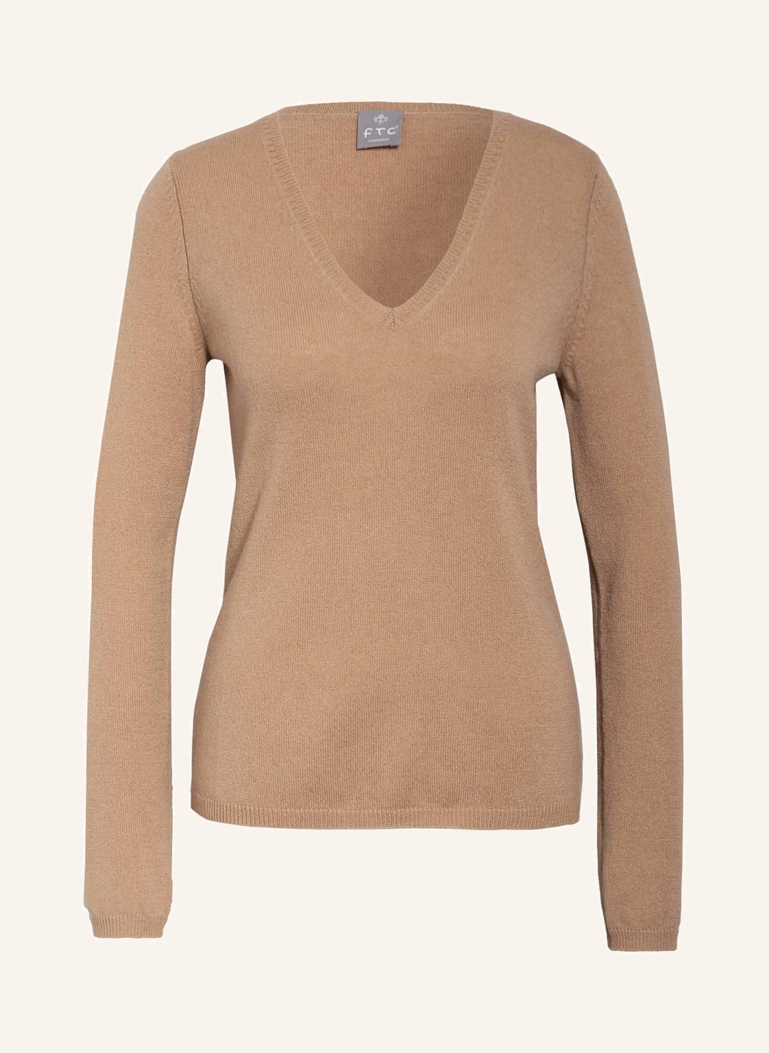 Image of Ftc Cashmere Cashmere-Pullover braun