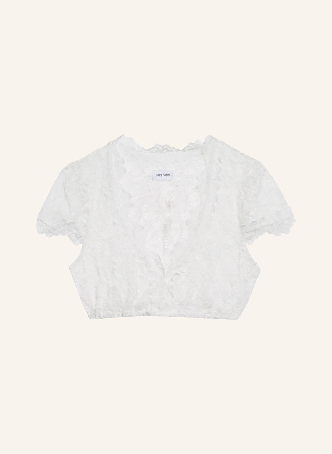 Image of Darling Harbour Dindlbluse Aus Spitze weiss