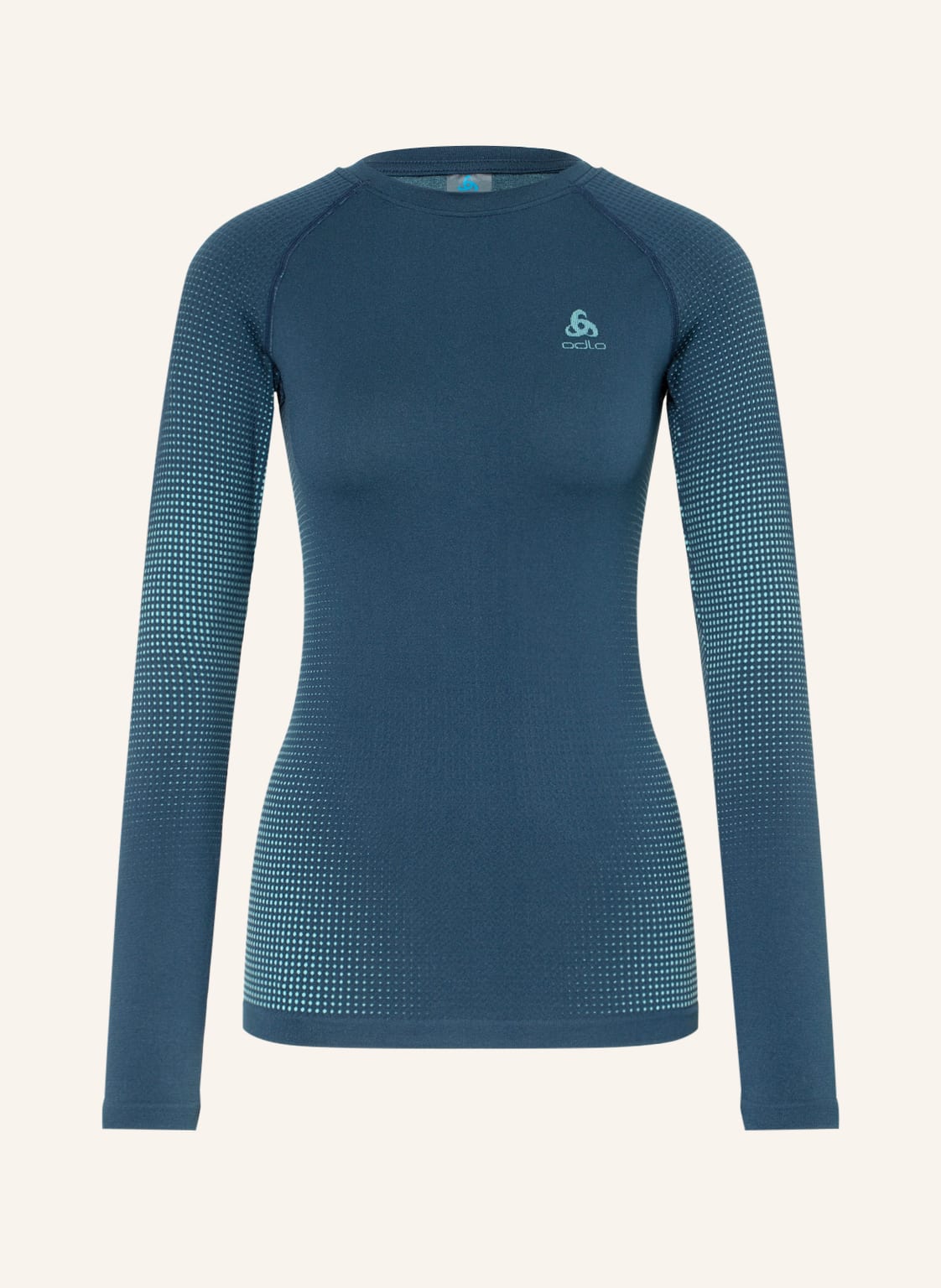 Image of Odlo Funktionswäsche-Shirt Performance Warm Eco blau