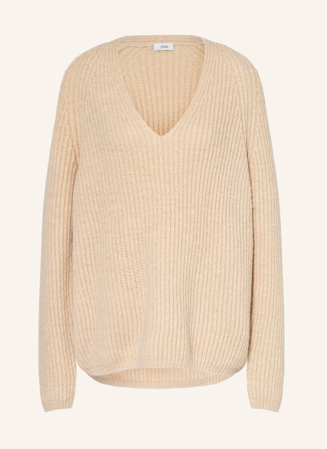 Image of Closed Pullover Mit Alpaka beige